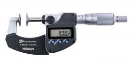 Mitutoyo 323-250-32 Series 323 Digimatic Disk Micrometer, 0 to 25 mm-
