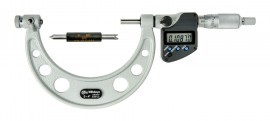 Mitutoyo 326-354-32 Series 326 Interchangeable Anvil-Spindle Screw-Thread Digital Micrometer, 3 to 4&amp;quot;-