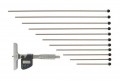 Mitutoyo 329-351-32 Digital Depth Micrometer with interchangeable rod, 0 to 12&quot; (0 to 304.8)-