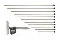 Mitutoyo 329-351-32 Digital Depth Micrometer with interchangeable rod, 0 to 12&quot; (0 to 304.8)-