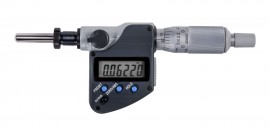 Mitutoyo 350-354-32 Micrometer Head, .375" stem with nut clamp , SR4 spindle-