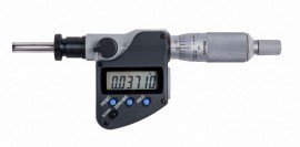 Mitutoyo 350-382-32 Micrometer Head, .5" stem with clamp nut, cabide tip spindle-
