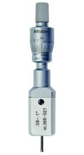 Mitutoyo 368-021 Holtest Vernier Inside Micrometer, 2-Point, .08-0.1in, Inch-