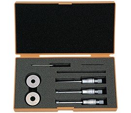 Mitutoyo 368-911 Holtest Micrometer Set, 3-point, 6 to 12 mm-