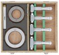 Mitutoyo 368-919 Series 368 Mechanical Holtest Three-Point Internal Micrometer Kit, 2 to 4&amp;quot;, inch-