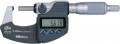 Mitutoyo 395-251-32 Series 395 Spherical Face Digital Micrometer, 0 to 25 mm, Metric-