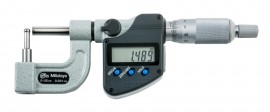 Mitutoyo 395-263-32 Series 395 Digital Tube Micrometer, type C anvil, 0 to 25 mm-