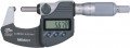 Mitutoyo 395-271-32 Series 395 Spherical Face Digital Micrometer, 0 to 25 mm, Metric-
