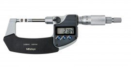 Mitutoyo 422-271-32 Series 422 Non-Rotating Spindle Digital Blade Micrometer, 0 to 25 mm-