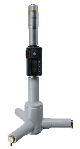 Mitutoyo 468-178 Series 468 Digimatic Holtest 3-Point Internal Micrometer, 200 to 225 mm, Metric-