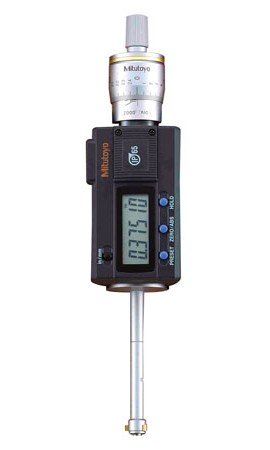 Mitutoyo 468-263 Series 468 Digimatic Holtest 3-Point Internal Micrometer, 0.425 to 0.5&amp;quot;, SAE/Metric-