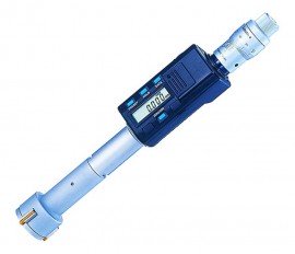 Mitutoyo 468-266 Digital 3-Point Internal Micrometer, 0.8 to 1" (20.3 to 25.4 mm)-