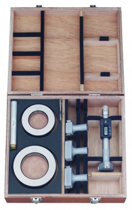 Mitutoyo 468-974 Digital 3-Point Internal Micrometer Set, 50 to 100 mm-
