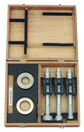 Mitutoyo 468-983 Digital 3-Point Internal Micrometer Set, 25 to 50 mm-