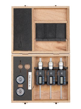 Mitutoyo 468-986 Digital 3-Point Internal Micrometer Set, 0.275 to 0.5&amp;quot;-