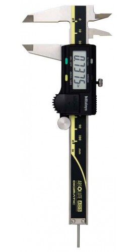 Mitutoyo 500-195-32 AOS Absolute Digimatic Caliper, 0 to 4&amp;quot; depth bar-