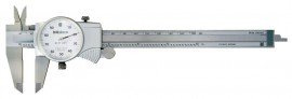 Mitutoyo 505-736 Series 505 Inch Dial Caliper with carbide-tipped jaws, 0 to 6&amp;quot;, 0.1&amp;quot;-
