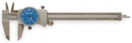 Mitutoyo 505-742-51J Dial Caliper, blue face, 0 to 6&quot;-