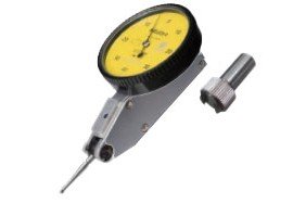 Mitutoyo 513-404-10A Horizontal Dial Test Indicator, Plus Set, 0.8" Range-