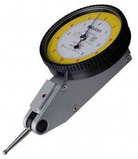 Mitutoyo 513-409-10T Combo Dial Test Indicator, Full Standard Set, 0-.0076"/0.2mm Range-
