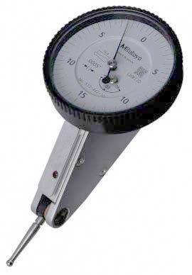 Mitutoyo 513-442-10A Horizontal Dial Test Indicator, Tilted Basic Set, 0.06" Range-