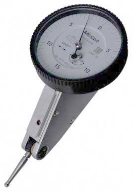 Mitutoyo 513-442-10T Horizontal Dial Test Indicator, Tilted Full Set, 0.06&quot; Range-