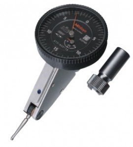 Mitutoyo 513-442-16T Horizontal Dial Test Indicator, Tilted Full Set, 0.06" Range-