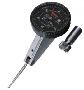 Mitutoyo 513-446-16T Horizontal Dial Test Indicator, Tilted Full Set, 0.06&quot; Range-