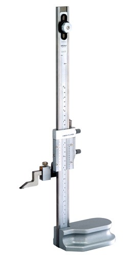 Mitutoyo 514-103 Series 514 Standard Vernier Height Gauge with Adjustable Main Scale, 0 to 12&amp;quot;, SAE/Metric-