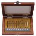 Mitutoyo 516-313-26 Imperial Gauge Block Rectangular Ceramic Set, 00 grade-