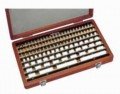 Mitutoyo 516-337-60 Metric Gauge Block Rectangular Ceramic Set, 00 grade, JIS-