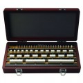 Mitutoyo 516-340-26 Metric Gauge Block Rectangular Ceramic Set, grade AS-2-