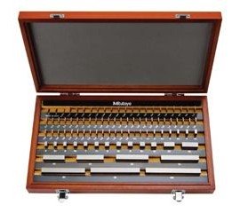 Mitutoyo 516-347-26 Metric Gauge Block Rectangular Ceramic Set, 87, grade AS-1-