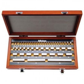 Mitutoyo 516-533-56 Metric Gauge Block Rectangular Steel Set, K grade-