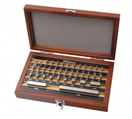 Mitutoyo 516-550-56 Imperial Gauge Block Rectangular Steel Set, 35, grade K-