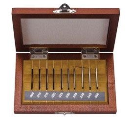 Mitutoyo 516-561-56 Imperial Gauge Block Rectangular Ceramic Set, 9, grade K-