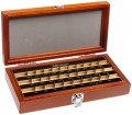 Mitutoyo 516-919-26 Imperial Gauge Block Rectangular Steel Set, 28, grade AS-1-
