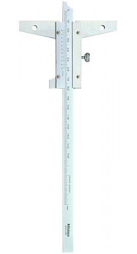 Mitutoyo 527-201 Vernier Depth Gauge, 0-150mm Range, 0.05mm Vernier Reading-