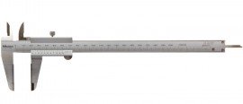 Mitutoyo 530-321 Series 530 Standard Vernier Calipers with OD Carbide Jaw, 0 to 200 mm, Metric-