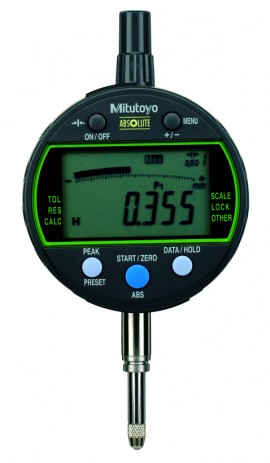 Mitutoyo 543-300B-10 Digital Indicator Peak Hold ID-C, flat back, 12.7 mm-