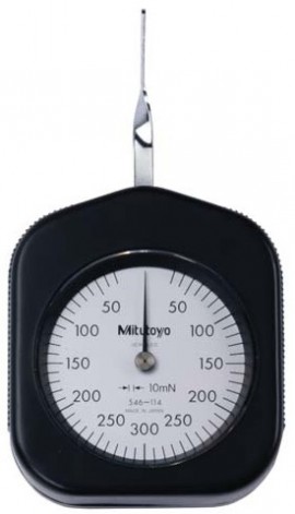 Mitutoyo 546-114 Series 546 Dial Tension Gauge, 30 to 300 mN-