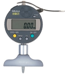 Mitutoyo 547-211A Series 547 ABSOLUTE Digimatic Depth Gauge, 0 to 200 mm, Metric-