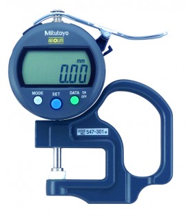 Mitutoyo 547-301A Digital Thickness Gauge, 0 to 10 mm, 0.01 mm-