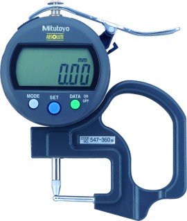 Mitutoyo 547-360 Digital Thickness Gauge, 0 to 10 mm, 0.02 mm-