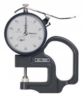 Mitutoyo 7300A Thickness Gauge with Dial, 0 to 0.5"-