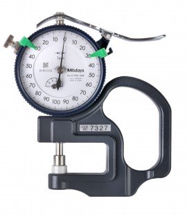 Mitutoyo 7327A Thickness Gauge with Dial, 0 to 1 mm-