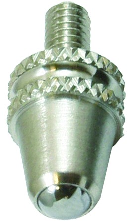 Mitutoyo 902119 Ball Point Extension Rod, Grooved Carbide (Waterproof), 8.3mm-