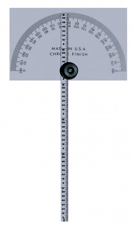 Mitutoyo 968-203 Protractor with rectangular base-