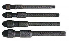 Mitutoyo 985-143 4-Piece Pin Vise Set, 0 to 0.188"-