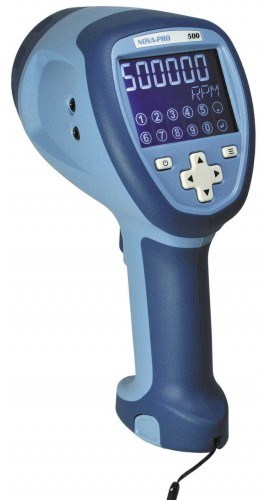 Monarch Nova-Pro 500 LED Stroboscope/Tachometer, Battery Powered with Remote Laser Docking Station-